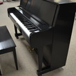 2003 Charles R Walter studio, ebony - Upright - Studio Pianos